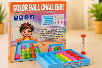 Color ball challenge sorting game for kids